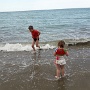 2-A peine arrivee et deja sur la plage (1)